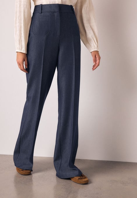 REGULAR FIT - MILITARY  - Trousers - navy