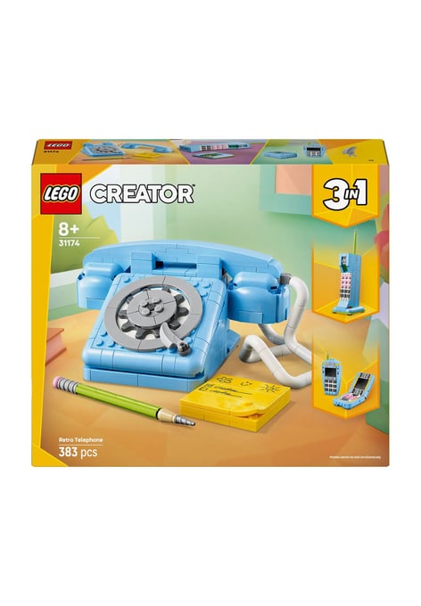 LEGO® Creator 3-in-1 - 31174 Retro-Telefon, 152 MEHRFARBIG, 99