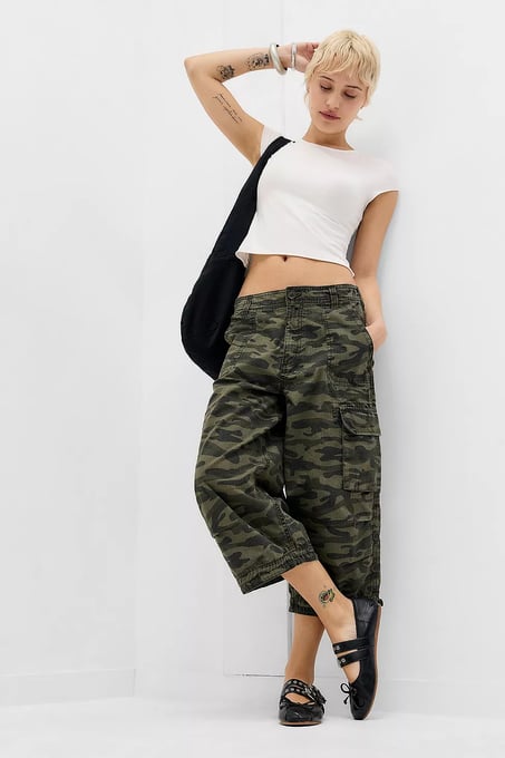 BDG Sydney lockere Cropped Hosen