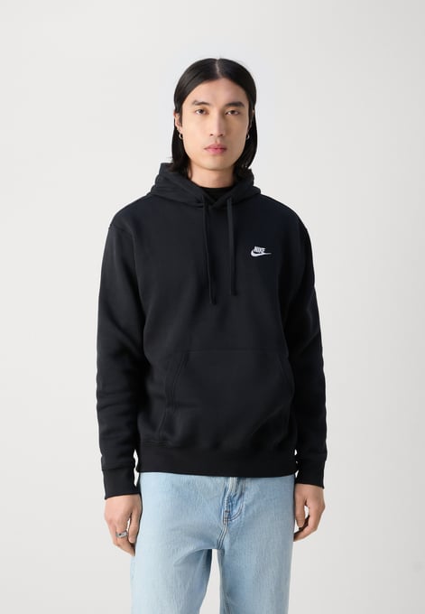 SPORTSWEAR CLUB FLEECE - Kapuzenpullover - black/white