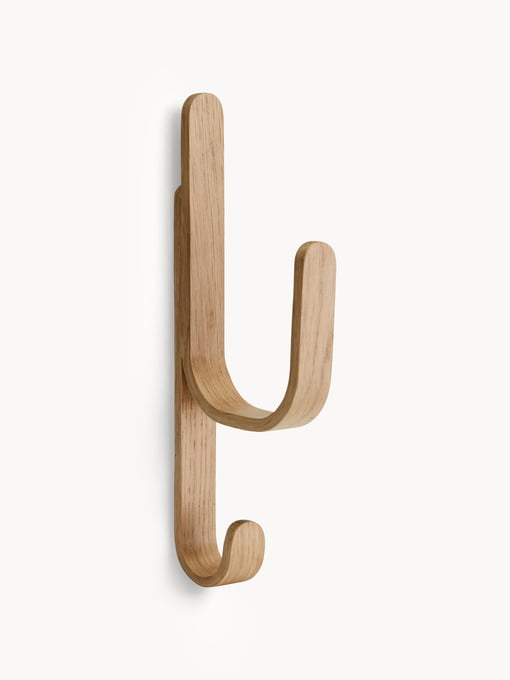 Cooee Design Garderobenhaken Woody aus Eichenholz 