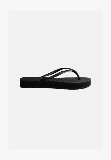 FLATFORM - T-bar sandals - black
