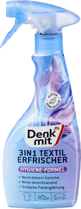 Denkmit Textilerfrischer Faltenglatt 3in1