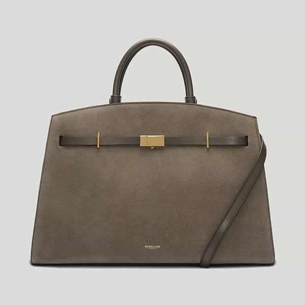 DeMellier The Hudson Tiefoliv Wildleder & Tiefoliv glatt