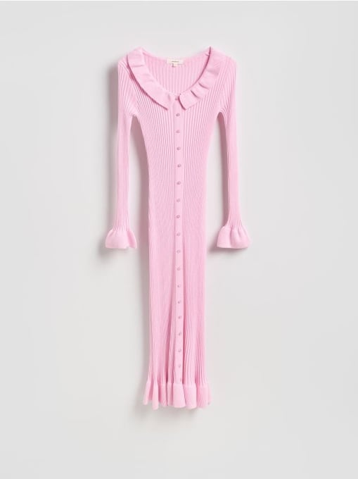 RESERVED  Kleid aus Viskose Farbe rose