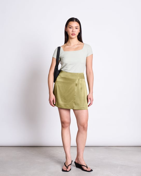 MINI SKIRT FILIO WOODY OLIVE