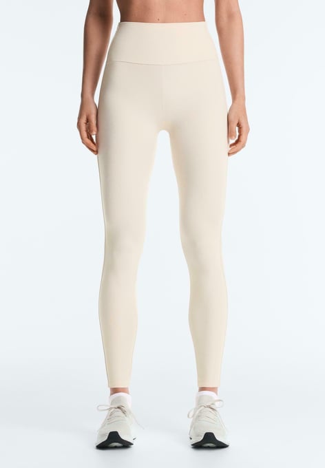 COMFORTLUX HIGH-RISE RIB 65cm ANKLE-LENGTH - Leggings - beige