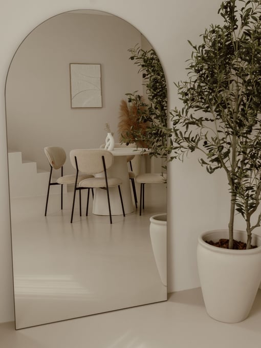 Großer Standspiegel rahmenlos 180X100