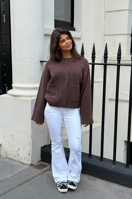 knitted cardigan