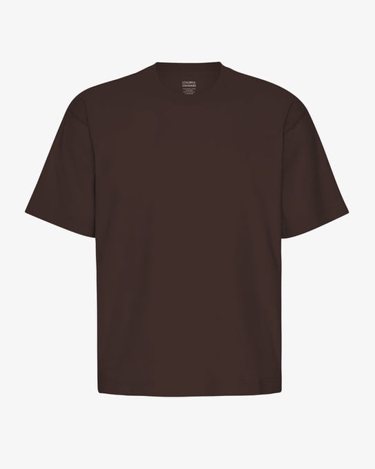 Oversized Organic T-Shirt - Coffee Brown 