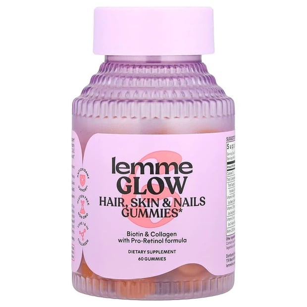 Lemme, Glow, Hair, Skin & Nails Gummies