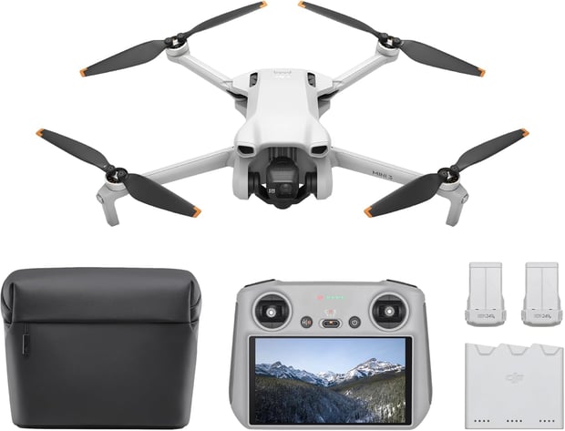 DJI Mini 3 Fly More Combo mit DJI RC, 3 Akkus