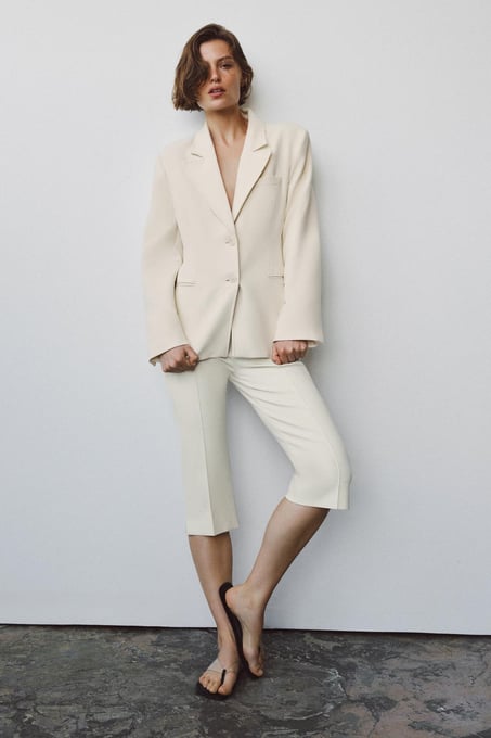 Zara Caprihose mit hohem Bund