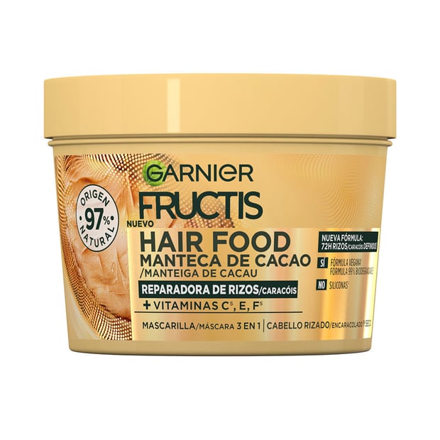 Fructis Hair Food Kakaobuttermaske Nährt Locken 390 ml
