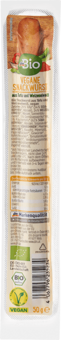Vegane Snackwurst, 50 g