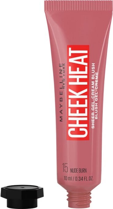 Maybelline New York Cheek Heat Blush 15 Nude Burn Rouge (Puder) 10ml