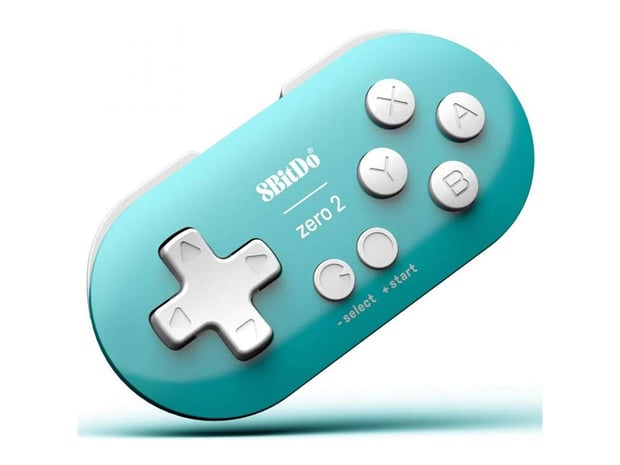 8Bitdo Zero 2 Bluetooth Gamepad For Switchpcmacosandroid (Turquoise Edition) 