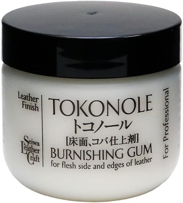 Seiwa Tokonole Cuir Fini Gum Burnishing Clear Leathercraft 120 g