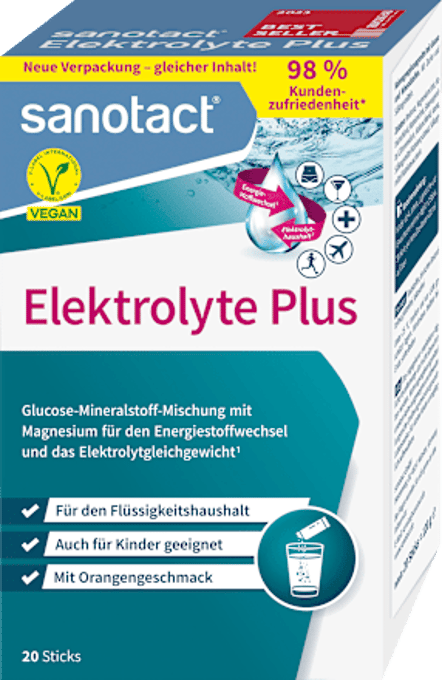 Elektrolyte Plus Sticks 20 St, 120 g