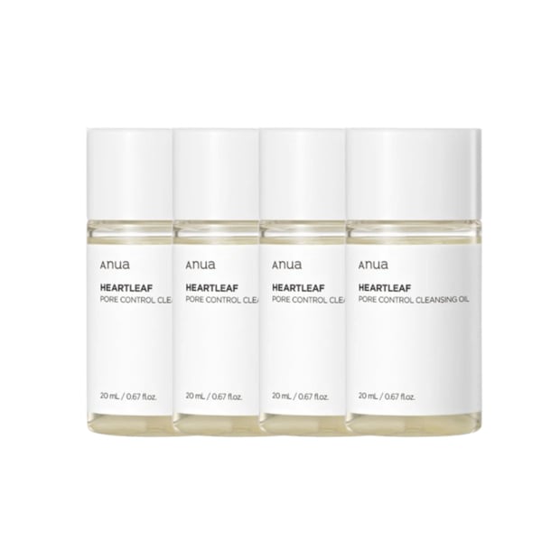 ANUA - Heartleaf Pore Control Cleansing Oil - 20ml (4ea) Set