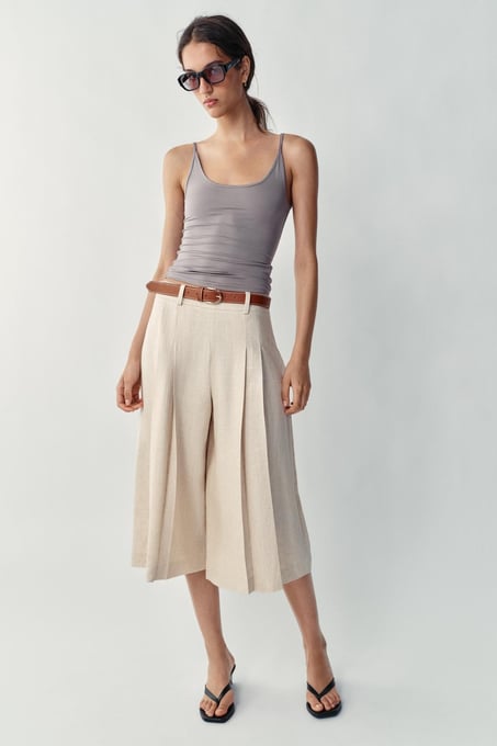 Zara Lange Bermudashorts 