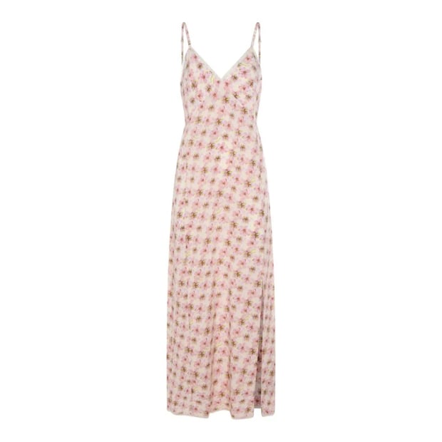 Zadig & Voltaire - Pink Floral Viscose Midi Dress 