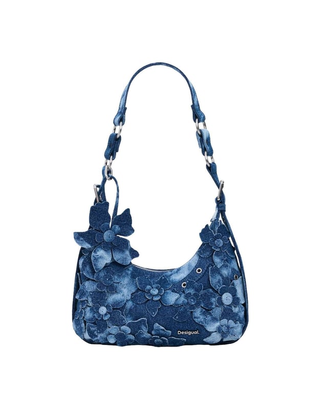 Desigual mittelgroße Denim-Tasche in Blau