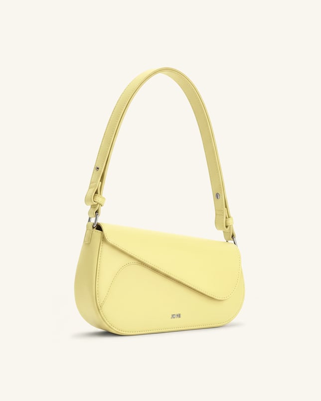 JW PEI Addisyn Schultertasche in Buttergelb