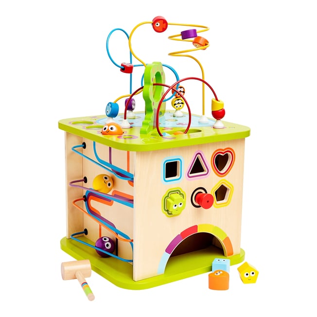 Hape Motorikwürfel kleine Tierchen