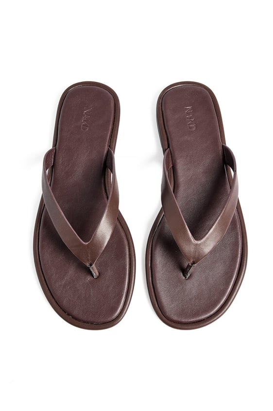 Flache Flip-Flop-Sandalen