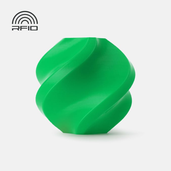 Bambu Lab PLA Basic Filament, Bambusgrün (10501), mit Spule 1 kg