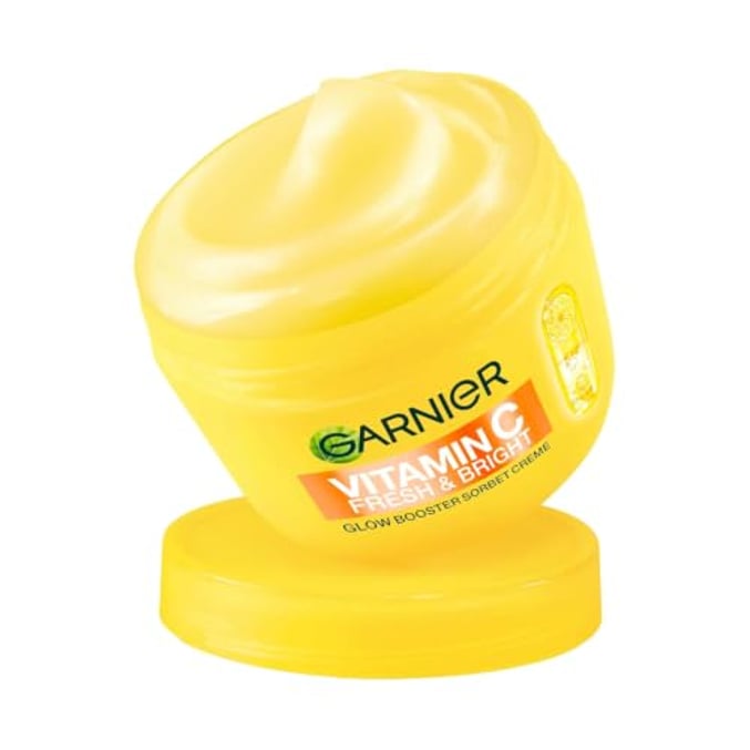 Garnier Vitamin C Fresh und Bright Sorbet Creme gegen Pigmentflecken, 85 ml