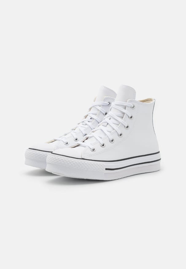 Converse CHUCK TAYLOR ALL STAR LIFT PLATFORM - Sneaker high - white/natural ivory/black