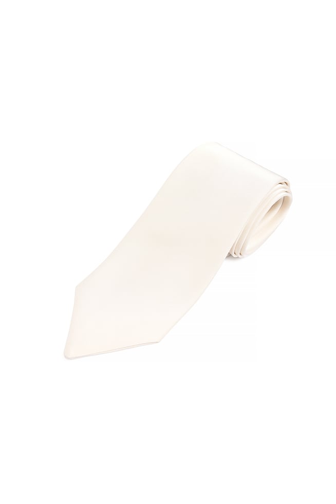 NA-KD Satin-Krawatte Offwhite