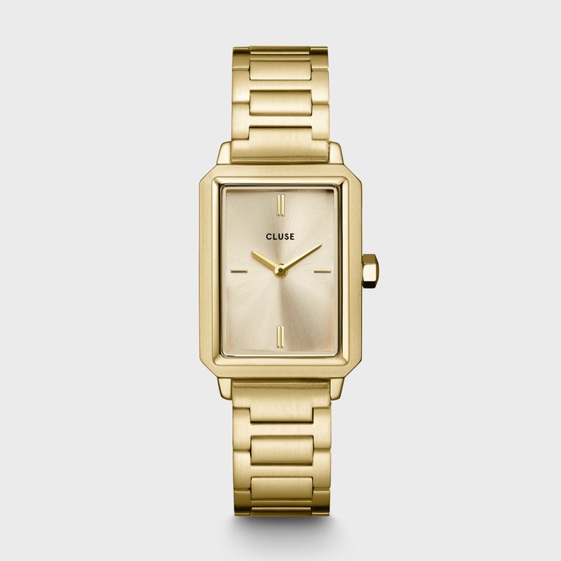 Fluette Watch Steel, Full Gold Colour