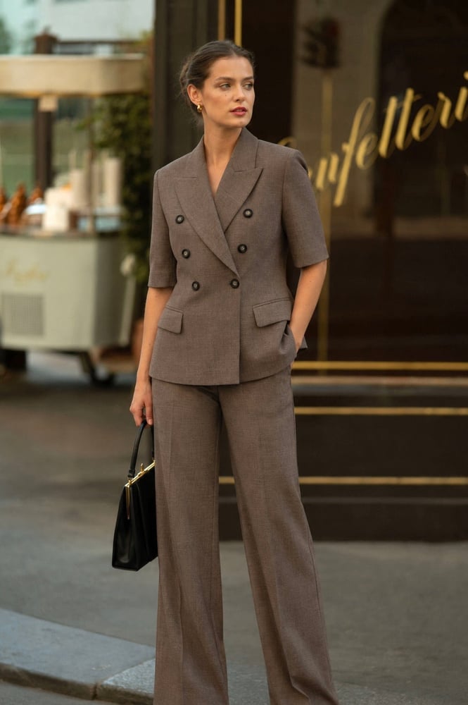 Gaâla High-waisted Tailored Pants Zoey