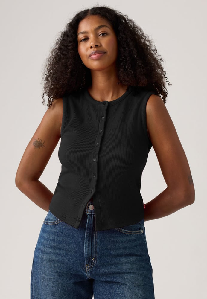 RORY BUTTON UP - Top - anthracite night