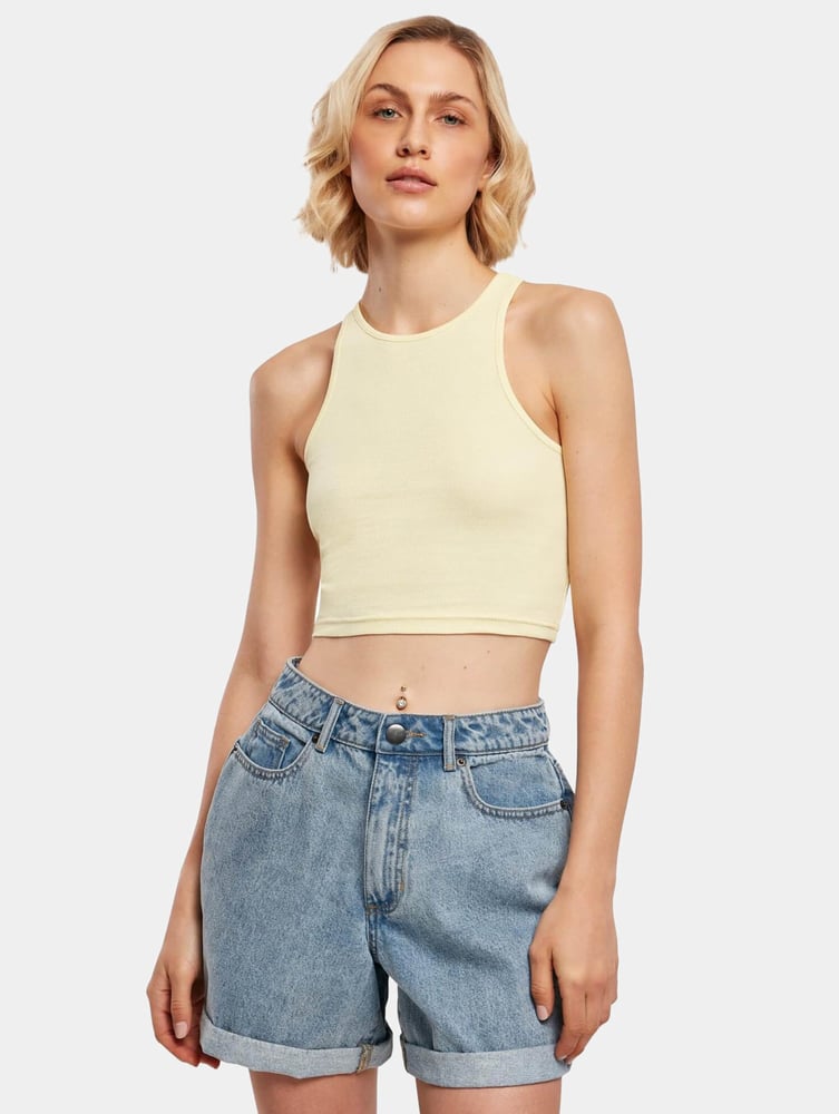 Urban Classics Ladies Cropped Rib Top