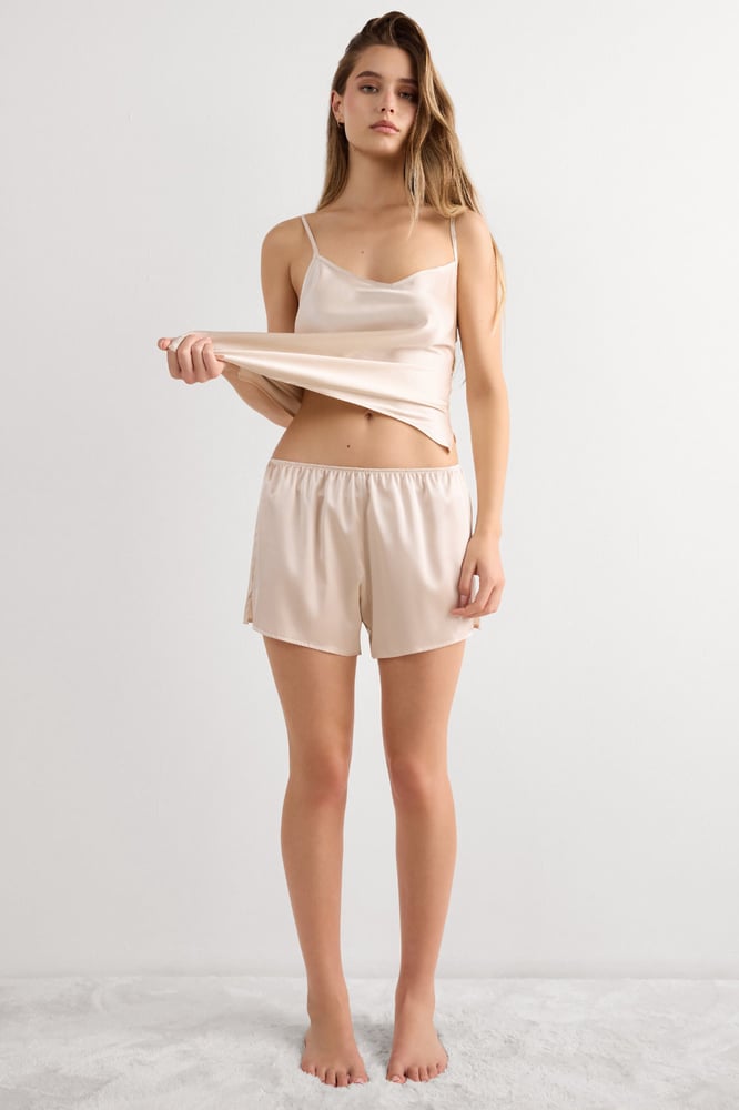 Damen Seidenshorts Größe L