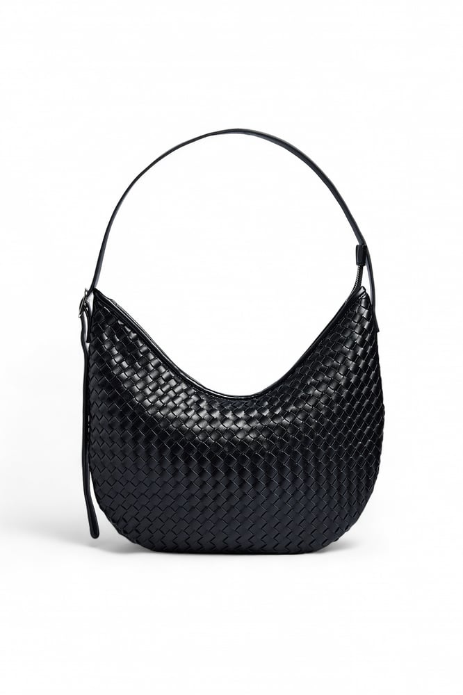 Woven Rounded Handbag