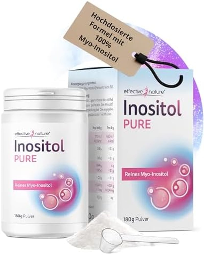 effective nature Inositol Pure 180 g - Hochreines Myo-Inositol Pulver