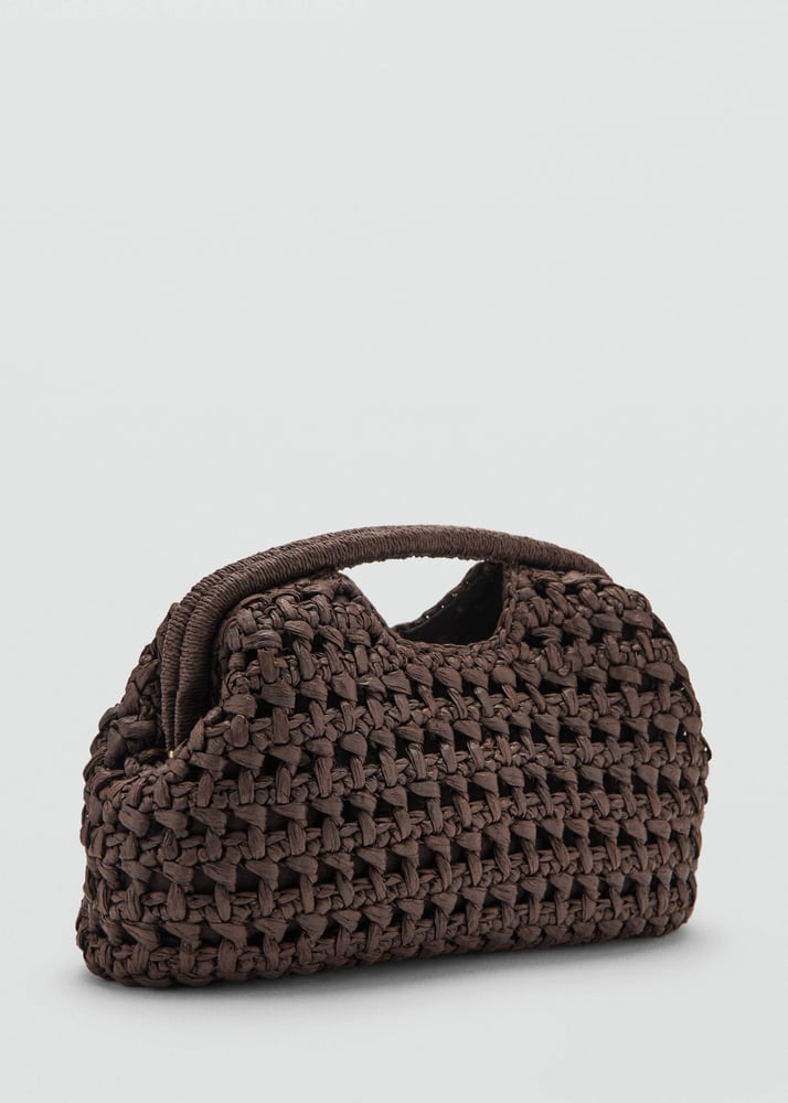 MANGO Handbag ‘Sidney’ in Dark Brown