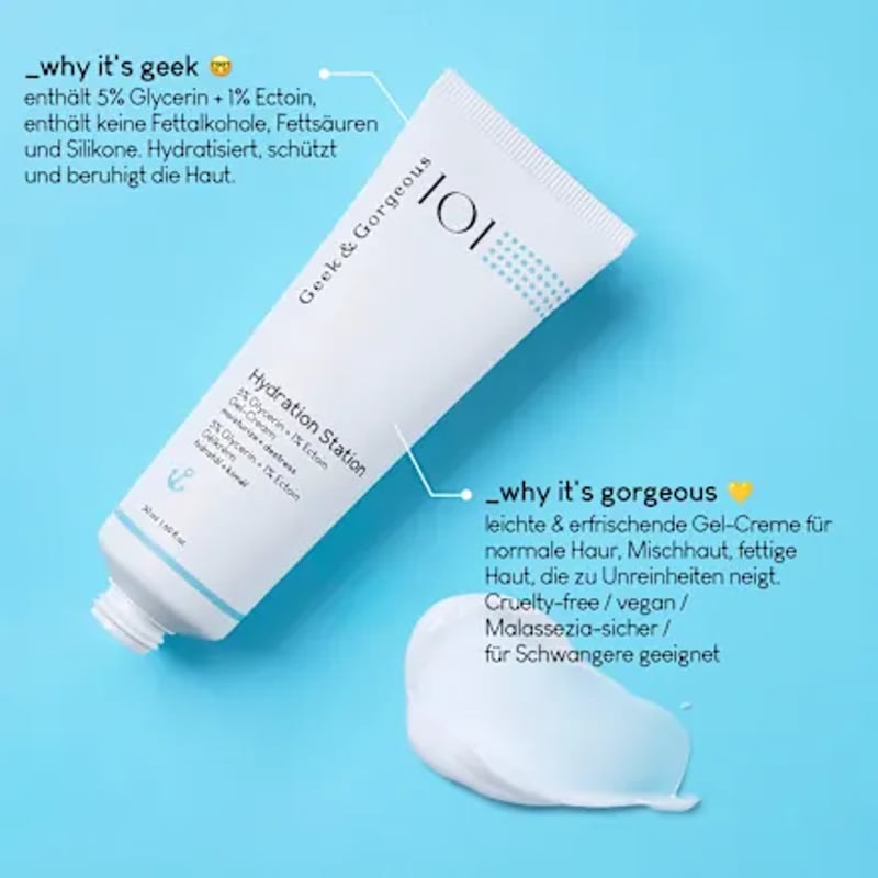 Geek&Gorgeous Feuchtigkeitscreme 101 Hydration Station, 50 ml