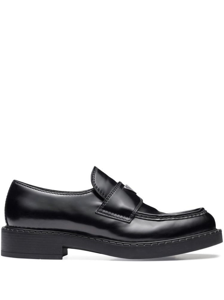 Loafer aus gebürstetem Leder