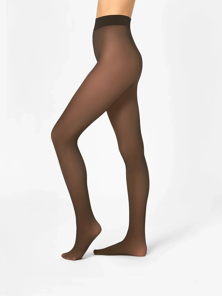 NUR DIE Strumpfhose Warm & Transparent Strapazierfähig 80 DEN - braun
