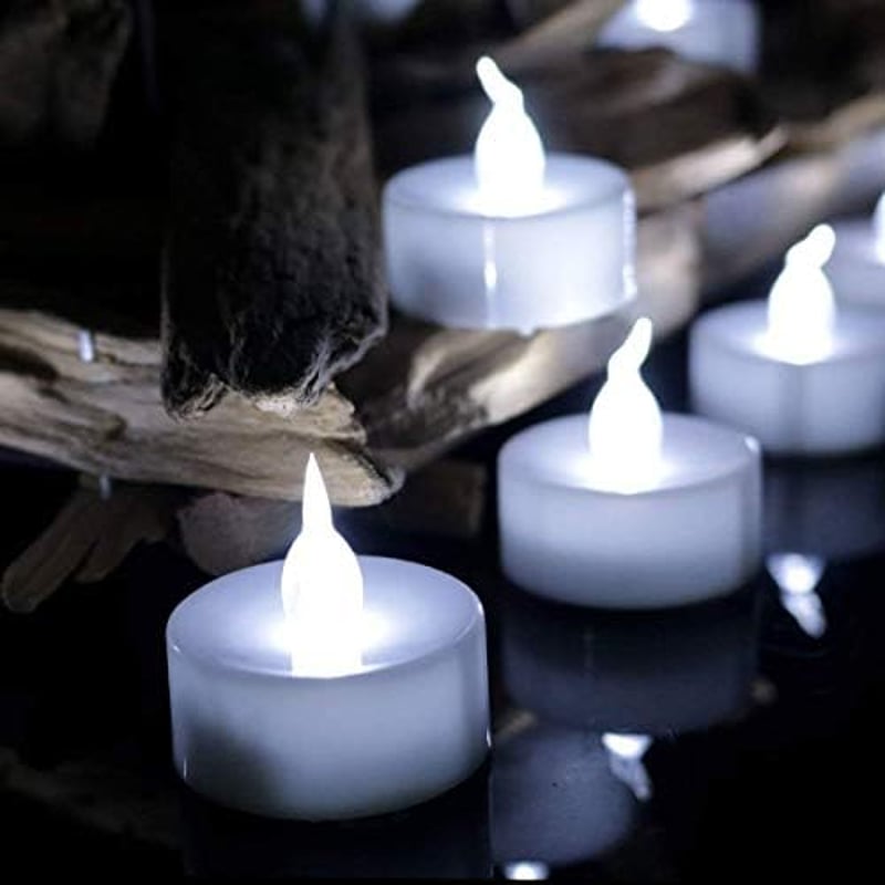 Led Teelichter,12 LED Kerzen flackernde Flamme