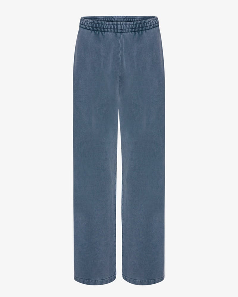 Organic Straight Leg Sweatpants - Neptune Blue