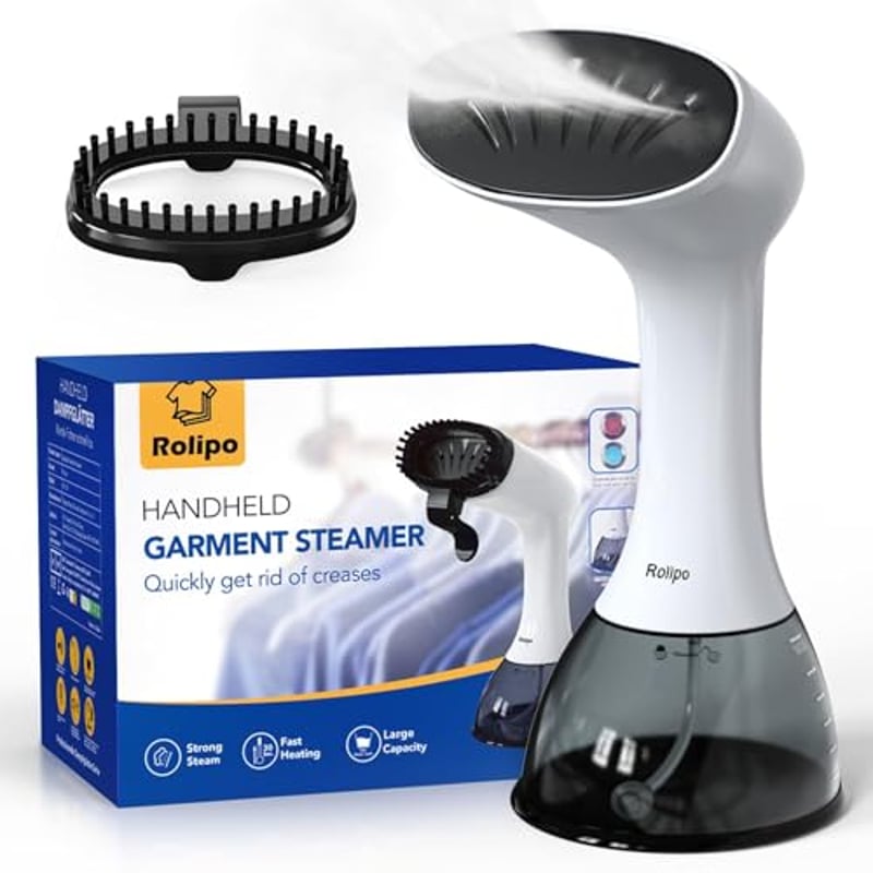 Rolipo Steamer Dampfglätter für Kleidung, Weiß, 1640W