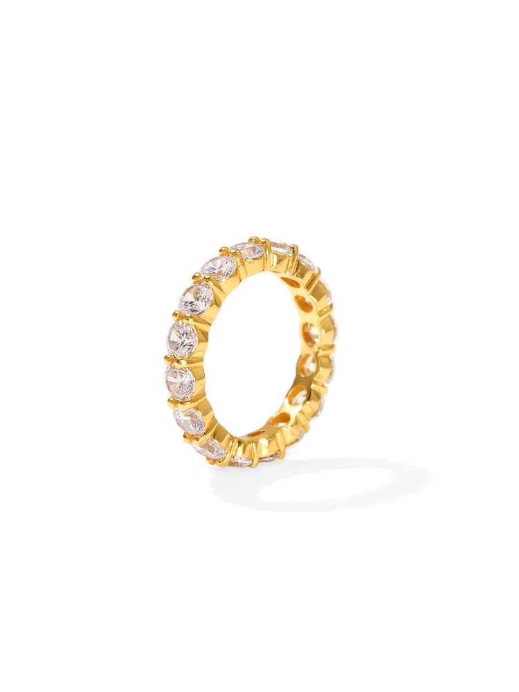 Ninety 9 GLAMOROUS - Ring • Color: 18K Yellow Gold