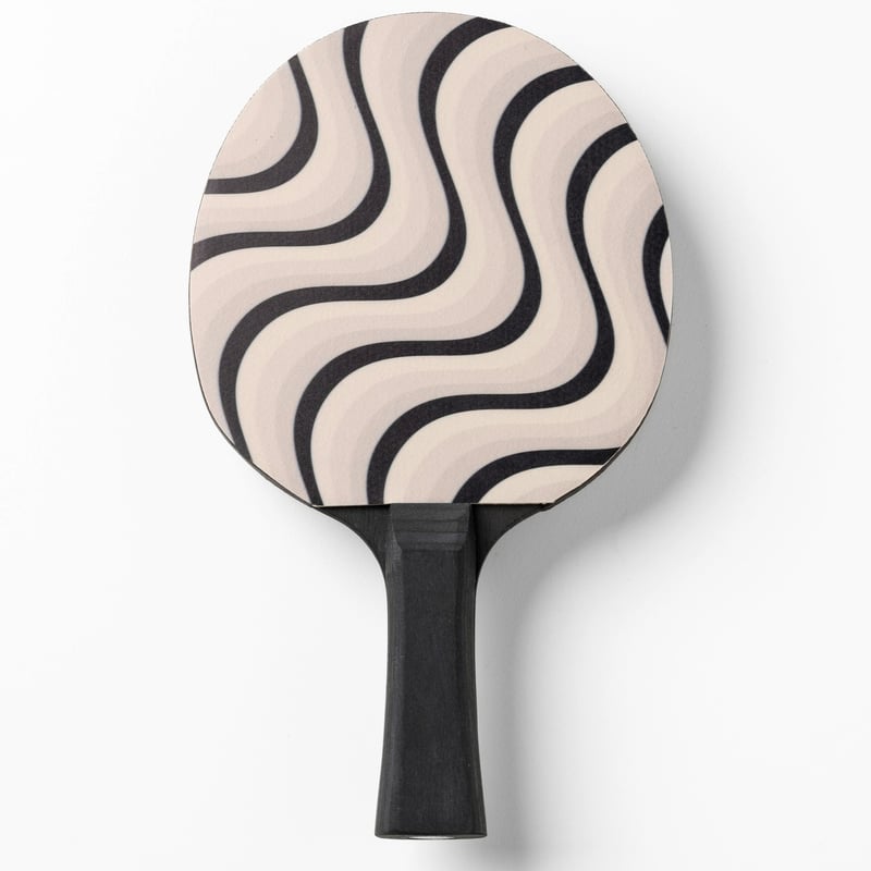 Designschläger Island wave black